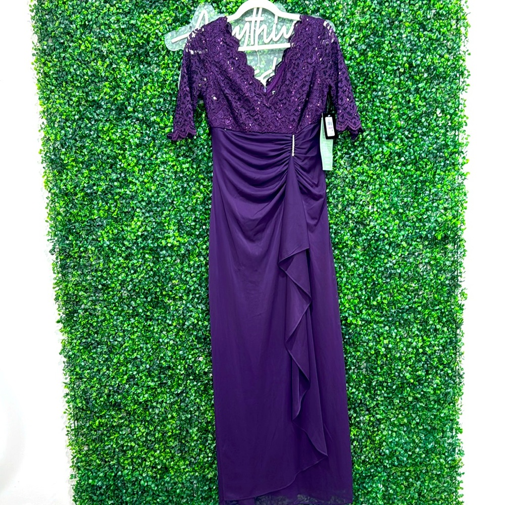 JH evenings Dress purple Elegant size 6